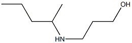 3-(pentan-2-ylamino)propan-1-ol Struktur