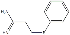 3-(phenylsulfanyl)propanimidamide Struktur