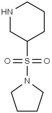 3-(pyrrolidin-1-ylsulfonyl)piperidine Struktur