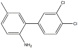 3',4'-dichloro-5-methyl-1,1'-biphenyl-2-amine Struktur