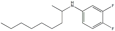 3,4-difluoro-N-(nonan-2-yl)aniline Struktur