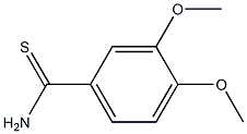 3,4-dimethoxybenzene-1-carbothioamide Struktur