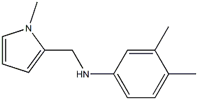 3,4-dimethyl-N-[(1-methyl-1H-pyrrol-2-yl)methyl]aniline Struktur