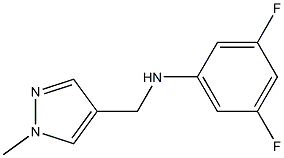 3,5-difluoro-N-[(1-methyl-1H-pyrazol-4-yl)methyl]aniline Struktur