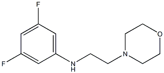 3,5-difluoro-N-[2-(morpholin-4-yl)ethyl]aniline Struktur