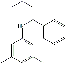 3,5-dimethyl-N-(1-phenylbutyl)aniline Struktur