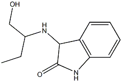 3-[(1-hydroxybutan-2-yl)amino]-2,3-dihydro-1H-indol-2-one Struktur