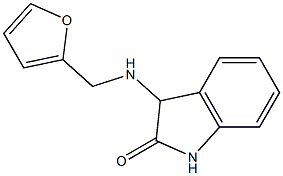 3-[(2-furylmethyl)amino]-1,3-dihydro-2H-indol-2-one Struktur