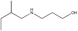 3-[(2-methylbutyl)amino]propan-1-ol Struktur