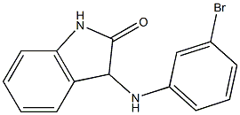 3-[(3-bromophenyl)amino]-2,3-dihydro-1H-indol-2-one Struktur