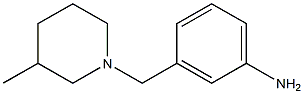 3-[(3-methylpiperidin-1-yl)methyl]aniline Struktur