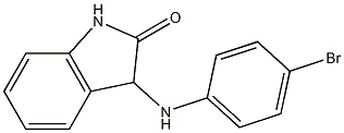 3-[(4-bromophenyl)amino]-2,3-dihydro-1H-indol-2-one Struktur