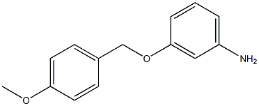 3-[(4-methoxyphenyl)methoxy]aniline Struktur