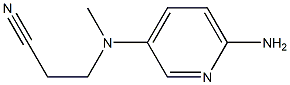 3-[(6-aminopyridin-3-yl)(methyl)amino]propanenitrile Struktur