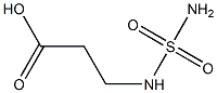 3-[(aminosulfonyl)amino]propanoic acid Struktur