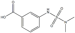 3-[(dimethylsulfamoyl)amino]benzoic acid Struktur