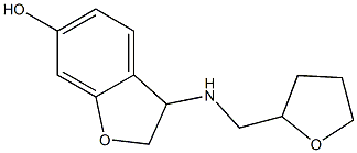 3-[(oxolan-2-ylmethyl)amino]-2,3-dihydro-1-benzofuran-6-ol Struktur