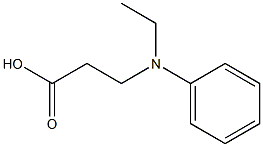 3-[ethyl(phenyl)amino]propanoic acid Struktur