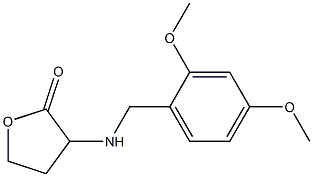 3-{[(2,4-dimethoxyphenyl)methyl]amino}oxolan-2-one Struktur