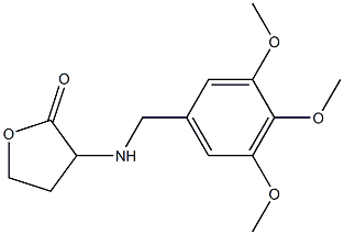 3-{[(3,4,5-trimethoxyphenyl)methyl]amino}oxolan-2-one Struktur