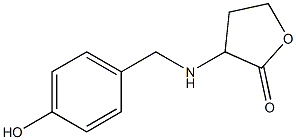 3-{[(4-hydroxyphenyl)methyl]amino}oxolan-2-one Struktur