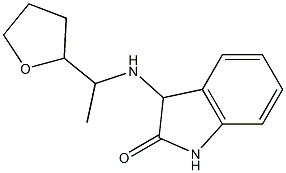 3-{[1-(oxolan-2-yl)ethyl]amino}-2,3-dihydro-1H-indol-2-one Struktur