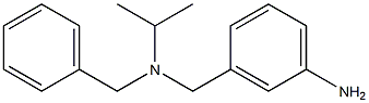 3-{[benzyl(propan-2-yl)amino]methyl}aniline Struktur