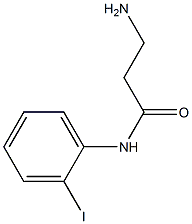 3-amino-N-(2-iodophenyl)propanamide Struktur