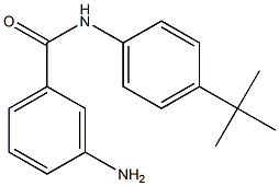 3-amino-N-(4-tert-butylphenyl)benzamide Struktur