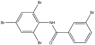 3-bromo-N-(2,4,6-tribromophenyl)benzamide Struktur