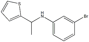 3-bromo-N-[1-(thiophen-2-yl)ethyl]aniline Struktur