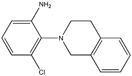 3-chloro-2-(1,2,3,4-tetrahydroisoquinolin-2-yl)aniline Struktur