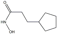 3-cyclopentyl-N-hydroxypropanamide Struktur