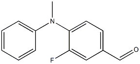 3-fluoro-4-[methyl(phenyl)amino]benzaldehyde Struktur