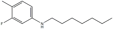 3-fluoro-N-heptyl-4-methylaniline Struktur