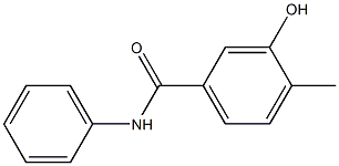 3-hydroxy-4-methyl-N-phenylbenzamide Struktur