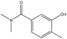 3-hydroxy-N,N,4-trimethylbenzamide Struktur