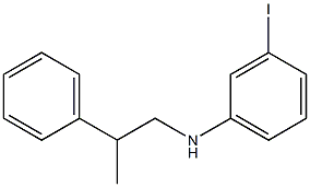 3-iodo-N-(2-phenylpropyl)aniline Struktur