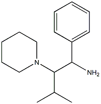 3-methyl-1-phenyl-2-piperidin-1-ylbutan-1-amine Struktur