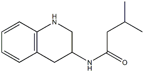 3-methyl-N-(1,2,3,4-tetrahydroquinolin-3-yl)butanamide Struktur