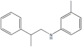 3-methyl-N-(2-phenylpropyl)aniline Struktur