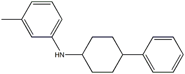 3-methyl-N-(4-phenylcyclohexyl)aniline Struktur