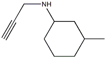 3-methyl-N-(prop-2-yn-1-yl)cyclohexan-1-amine Struktur