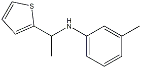 3-methyl-N-[1-(thiophen-2-yl)ethyl]aniline Struktur