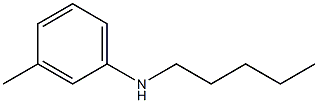 3-methyl-N-pentylaniline Struktur