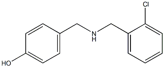 4-({[(2-chlorophenyl)methyl]amino}methyl)phenol Struktur