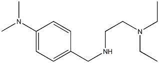 4-({[2-(diethylamino)ethyl]amino}methyl)-N,N-dimethylaniline Struktur