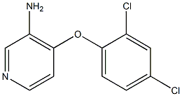 4-(2,4-dichlorophenoxy)pyridin-3-amine Struktur