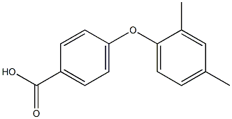 4-(2,4-dimethylphenoxy)benzoic acid Struktur