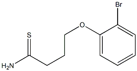 4-(2-bromophenoxy)butanethioamide Struktur